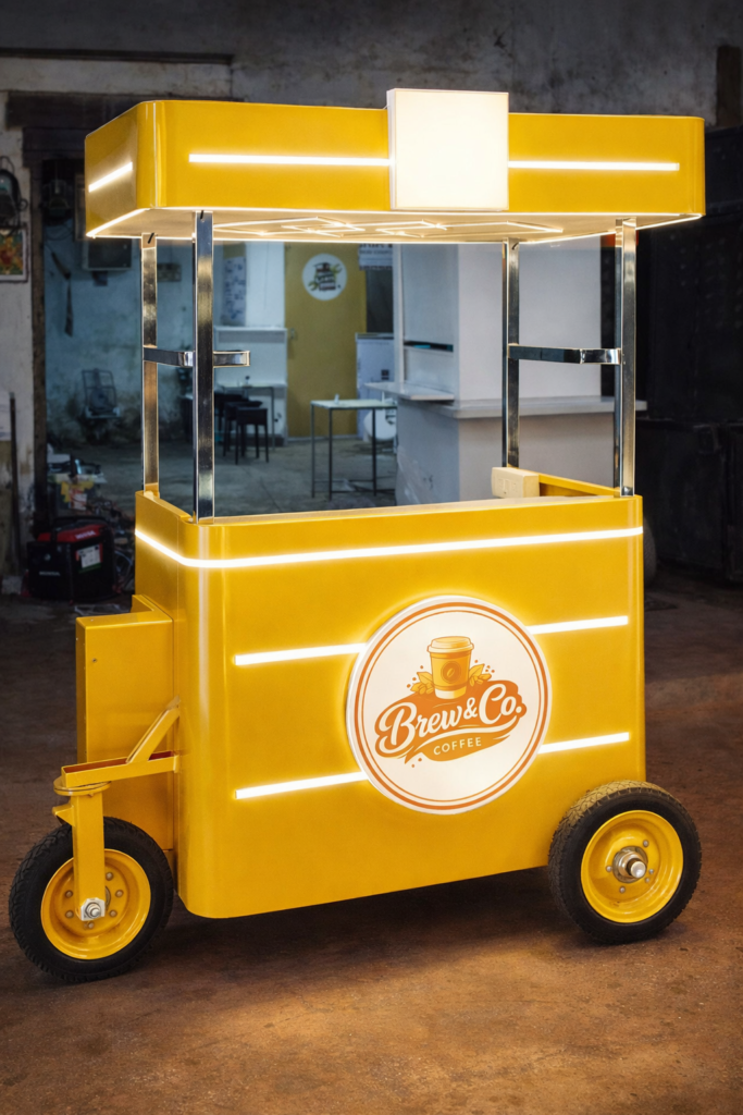 custom food cart design