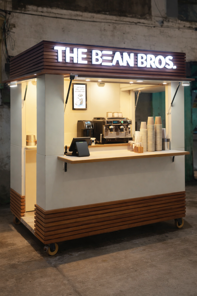 custom cart with branding