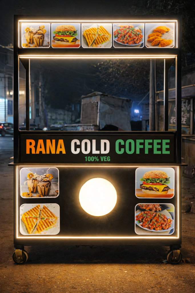 personalized food cart design india